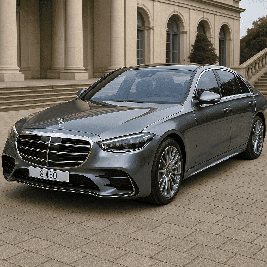 صورة سيارة Mercedes S450 من أسطول شركة الصفتي ليموزين